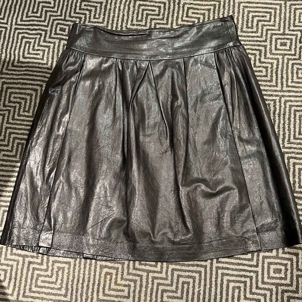 Vince leather skirt